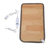 Asixxsix Tapis de plancher chauffé, 19.69x11.81 pouces sous le chauffage de pied électrique de bureau, Coussin de chauffage en cristal de carbone antidérapant à l'eau pour Bureau à (30 * 50 Prise UE)