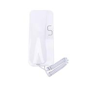 Asixxsix Téléphone Filaire, Téléphone Fixe Léger à Montage Mural, Rétro avec Fonctions de Recomposition de Pause Muette pour Centre d'appels de Bureau d'hôtel à Domicile (White)