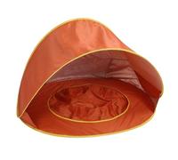 Asixxsix Tente de Plage Escamotable, Protection UV, Installation Facile et Portable, Abri Solaire de Plage, 120 X 80 X 70 Cm, Tente D'ombrage de Plage, Auvent pour bébé avec Sac de (Orange)