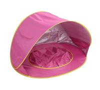 Asixxsix Tente de Plage Escamotable, Protection UV, Installation Facile et Portable, Abri Solaire de Plage, 120 X 80 X 70 Cm, Tente D'ombrage de Plage, Auvent pour bébé avec Sac de (Pink)