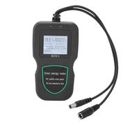 Asixxsix Testeur de panneaux solaires, multimètre photovoltaïque MPPT de 5 W à 500 W avec pinces crocodiles, pour tester la tension en circuit ouvert et le courant de court-circuit (BLACK)