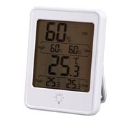 Asixxsix Thermomètre D'intérieur Hygromètre Numérique | Thermomètre D'ambiance Magnétique avec Humidimètre, écran LCD ackéclairé, Moniteur de Température et d'humidité,