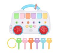 Asixxsix Toddler Learning Toys, Kids Bus Shape Cause and Effect Toys, Tri Color Montessori Learning Toy, Clean Animal Interactive Toy, Cadeaux d'anniversaire éducatifs pour Les Filles