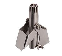 Asixxsix Tondeuse à Poils de Nez pour Homme,Tondeuse Manuelle Professionnelle pour Poils d'oreilles et de Nez avec Brosse de Nettoyage,étui de Transport, épilateur de Nez en AcierInoxydable