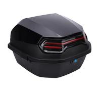 Asixxsix Top Case de Moto, Boîte Arrière Quotidienne de Moto, Support de Rangement Verrouillable, Grande capacité 32 L, étui de Transport pour Casque, Bagages, Montage Universel