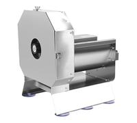 Asixxsix Trancheuse électrique pour Légumes, épaisseur Réglable de 0 à 12 Mm, Machine à Trancher Professionnelle en Acier Inoxydable pour Fruits et Légumes, Convertible en Mode (Prise UE 100-240V)