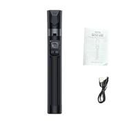 Asixxsix Trépied pour Perche à Selfie, Trépied de Téléphone en Aluminium Léger et Extensible de 63 Pouces pour Téléphone Portable avec Télécommande BT et Base Antidérapante pour l'enregistrement