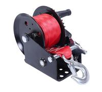 Asixxsix Treuil de Remorque de Bateau, Treuil Manuel Portable à Crochet Robuste de 1600 LB, Poignée Confortable, Accessoires de Bateau pour Bateau, Remorque, Marine, VTT UTV