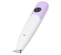 Asixxsix Trimmer de la Patte de Chien, Clippers de Chien électrique sans Fil Rechargeable Kit de Toilettage avec Pinceau, Coiffure de Chat CHaver Clipper pour la Coupe des Cheveux Autour (violet)