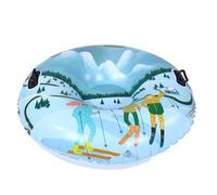 Asixxsix Tube de Neige, 41,3 Pouces de Bois de Neige Gonflable Lourd pour Enfants et Adultes, PVC épaissis avec Base de Coussin d'air de sécurité et Poignées Doubles, Jouets d'hiver