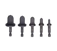 Asixxsix Tube Expander Set High Carbon Steel Swaging Bits, 1/4in Hex | Outil de sertissage de tubes en cuivre pour climatiseur, 5 pièces, comprend des tailles de 1/4 po, 3/8 po, 1/2 po, 5/8 po,