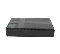 Asixxsix UPS Batterie de Sauvegarde, 10400mAh 18W Surge Protector avec 6 Sorties POE LAN Port, LED Power Display, Prévention Intelligente, Alimentation de Batterie de Sauvegarde (Prise UE)