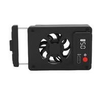 Asixxsix Ventilateur de Refroidissement pour Appareil Photo, 5 Vitesses, Flux d'air Puissant, Clip à Ressort, Compatible avec Les appareils Photo RP A7M4, A7C, ZVE10, FX30 et R5.