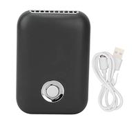 Asixxsix Ventilateur de sèche-Linge,USB Rechargeable Electric Electric Air Climating Blower 3Vitesse Faible Bruit Fan de Refroidissement du Mini Ventilateur Portable pour Extension des Cils (Noir)