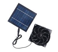 Asixxsix Ventilateur D'extraction à énergie Solaire, 5 W, Professionnel, Efficace, à économie D'énergie, alimenté par Panneau Solaire avec Interface à Bride, pour Cuisine, Salle de Bain,