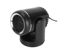 Asixxsix Ventilateur Portable de Chauffage de Voiture, 12 V 120 W, Chauffage Rapide, Dégivrage Rapide, Désembueur, Modes 2 en 1 et Ventilateur