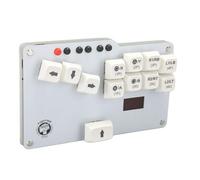 Asixxsix Verser Clavier Fighting Box AVEC Commauturar Cherry MX, Micrologiciel Pré-Installé, Modes de Plus de NetToyage SOCD, SteamDeck, Misterfpga,