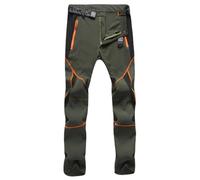 ASIYAN Pantalon De Travail Homme Cargo Hiver Chaud Chantier Décontracté Tactique Vetement Chasse Randonnée Militaire Treillis Securite Moto Technique Marche(Green,L)