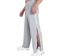 ASIYAN Pantalons De Rééducation for Femmes Et Hommes, Tailles M À 3XL, Pantalon De Jogging/Sweat-Shirt À Ceinture Élastique, Pantalon Cargo De Sport Long Grande Taille avec Poches(Light Gray,XXL)