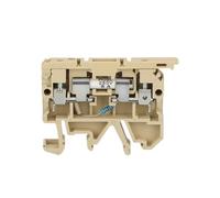 Ask 1ENLED Lot de 10 borniers à vis Ask 1ENLED avec fusible équivalent ASK1LDEN pour connecteur de rail DIN SAK de type ASK1EN LED (24 V LED -gris, fusible 10 A)