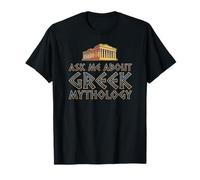 Ask Me About Greek Mythology Parthénon Drôle T-Shirt