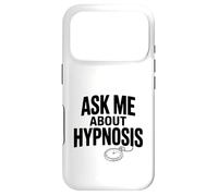 Ask Me About Hypnose Funny Conversation Starter Coque pour iPhone 17 Pro
