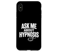 Ask Me About Hypnose Funny Conversation Starter Coque pour iPhone XS Max