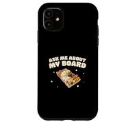 Ask Me About My Board Cool French Cuisine Charcuterie Artiste Coque pour iPhone 11