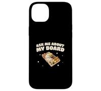Ask Me About My Board Cool French Cuisine Charcuterie Artiste Coque pour iPhone 14 Plus
