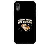 Ask Me About My Board Cool French Cuisine Charcuterie Artiste Coque pour iPhone XR