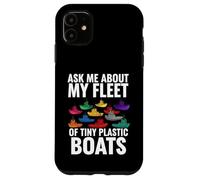 Ask Me About My Fleet of Tiny Plastic Boats 3D Printing Fun Coque pour iPhone 11