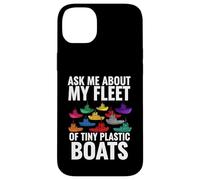 Ask Me About My Fleet of Tiny Plastic Boats 3D Printing Fun Coque pour iPhone 14 Plus