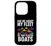 Ask Me About My Fleet of Tiny Plastic Boats 3D Printing Fun Coque pour iPhone 14 Pro
