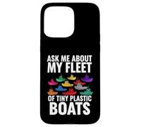 Ask Me About My Fleet of Tiny Plastic Boats 3D Printing Fun Coque pour iPhone 15 Pro Max