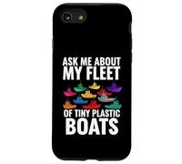 Ask Me About My Fleet of Tiny Plastic Boats 3D Printing Fun Coque pour iPhone SE (2020) / 7/8