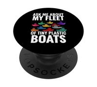 Ask Me About My Fleet of Tiny Plastic Boats 3D Printing Fun PopSockets PopGrip Adhésif