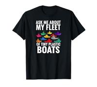 Ask Me About My Fleet of Tiny Plastic Boats 3D Printing Fun T-Shirt