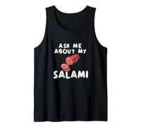 Ask Me About My Salami, Chef, Butcher, Cook, Funny Men Débardeur