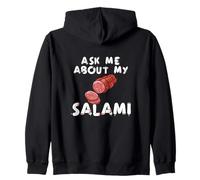 Ask Me About My Salami, Chef, Butcher, Cook, Funny Men Sweat à Capuche