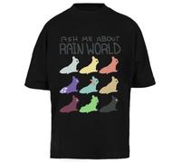 Ask Me About Rain World T-Shirt Oversize Unisexe Noir Baggy Tee