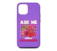 Ask Me About Raspberry Costume d'halloween Mignon et Amusant Coque pour iPhone 12/12 Pro