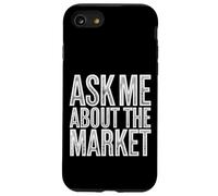 Ask Me About The Market Travailleur Immobilier |- Coque pour iPhone SE (2020) / 7/8