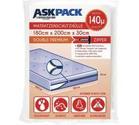 ASK Pack Housses de Protection pour Matelas avec Fermeture Éclair Anchor - Idéales pour le Stockage et le Transport - 180x200 cm