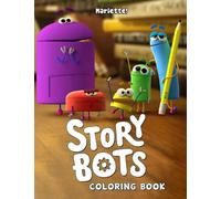 Ask The Storybots Coloring Book: Unique Gift For All Storybots Fans To Relax And Have Fun With Friends On Christmas, Summer Time Activity