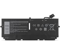 ASKC 722KK Laptop Batterie pour Dell XPS 13 9300 2020 i5 FHD XPS 13 9310 Series 2XXFW 02XXFW FP86V 0FP86V WN0N0 0WN0N0 P117G P117G001 P117G002 7.6V 52Wh 4-Cell