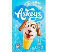 Askey's Ice Cream Cup Cornets, 21 cônes (Frozen)