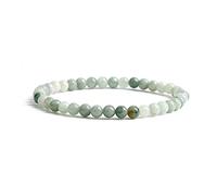 ASKFNASDKMFN Tailles S, M, L - Bracelets de perles en pierres précieuses pour homme et femme - Perles rondes de 4 mm