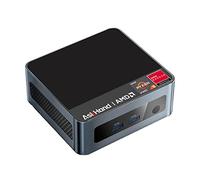 AskHand Mini PC AMD Ryzen 5 5600H 6-core 12-thread max 4.2GHz Windows 11 Pro/WiFi 6 /BT-5.2 /USB*4 /USB-C 3.0 et 2*HDMI 4K@60Hz 3-écran sortie simultanée pour maison/bureau/jeu mini ordinateur de
