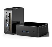 AskHand Mini PC Ryzen AMD Ryzen 5 3550H (4C/8T 3.7 GHz) 16GB DDR4 RAM 512GB SSD, Windows 11 Pro/WiFi 6/ BT-5.2/ USB*4/ Type-C/HDMI*2 (4K@60Hz) 3-Bildschirmausgabe