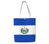 ASKhgg El Salvador Sac fourre-tout en toile imprimée pour femme, sac à main, sac à bandoulière, sac à dos de rangement, portefeuille, pour voyage, travail, gym